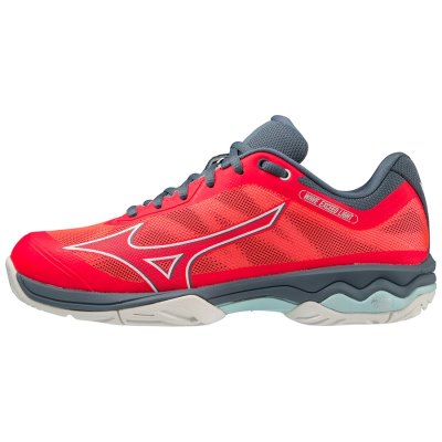 Zapatos Mizuno WAVE Exceed Light AC Mujer Coral / Blancos / Azules - Chile M470LBGCMH